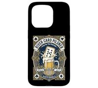 Poker Player The River Card Pilsner The Final Out Beer Label Case for iPhone 15 Pro