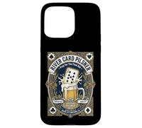 Poker Player The River Card Pilsner The Final Out Beer Label Case for iPhone 15 Pro Max