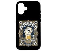 Poker Player The River Card Pilsner The Final Out Beer Label Case for iPhone 16