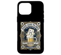 Poker Player The River Card Pilsner The Final Out Beer Label Case for iPhone 16 Pro Max