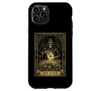 Poker Player The River Tarot Card Skeleton Ace of Spades Case for iPhone 11 Pro