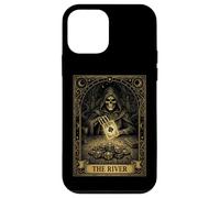 Poker Player The River Tarot Card Skeleton Ace of Spades Case for iPhone 12 mini