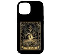 Poker Player The River Tarot Card Skeleton Ace of Spades Case for iPhone 15
