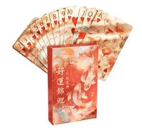 Poker Playing Cards - Chinese Mythology Fish Pattern | Vibrant Tabletop Group Game with Durable Deck, Smooth Shuffle & Decorative Design for Adults, Family Gathering, Travel and Home