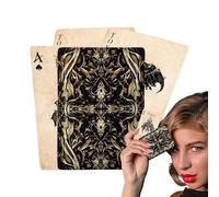 Poker Playing Cards - Novelty Playing Deck, Elegant Party Pack | Classic Travel Camping Entertainment, Portable Durable Table Activity, Night Meeting in