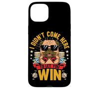 Poker Pug Lover Dog Playing Casino Cards Gambler Gambling Case for iPhone 15 Plus
