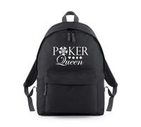 Poker Queen Cards Bluff Backpack Rucksack 18L Bag - 42 x 31 x 21cm