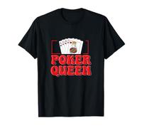 Poker Queen Playing Cards Queen T-Shirt