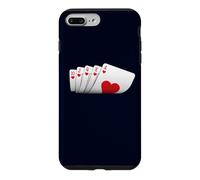 Poker Royal Flush Hearts Double Casino Card Game Lover Case for iPhone 7 Plus/8 Plus