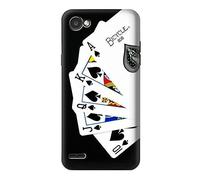 Poker Royal Straight Flush Case Cover For LG Q6