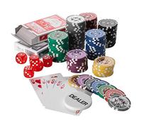 Poker set Squirrel Poker 500pcs Poker Set 15G Ultimate Design Poker Chips with 7 chip values in the new Squirrel Poker Black Aluminium Style Poker case NEW 2023 edition