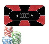Poker Table Cloth, Table Cloth, Large Poker Table Tops 120 x 60 cm, Non-Slip Mat, Table Mat for Party, Theme Party, Evening
