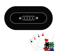 Poker Table Cover Anti-Slip Poker Top Mat