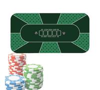 Poker Table Tops, Game Table Cover - Large Poker Plans 120x60cm | Non Slip Card Covers, Texas Hold'em Table Mat