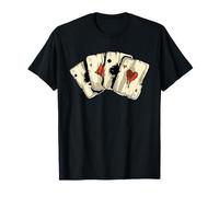 Poker Texas Hold'Em - Gambling Casino 4 Aces Poker T-Shirt