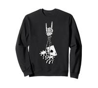 Poker Texas Holdem Hold Em Card Player Alt Retro Vintage Sweatshirt
