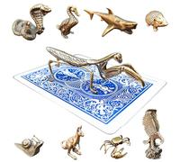 Poker Totems | Poker Card Guard | Brass Animals Edition | 44 Designs To Choose From | Heavy Weighted Card Protectors | Minature Metal Ornaments | Lucky Charms (The Praying Mantis)