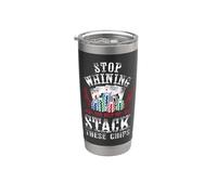 Poker Vintage Chips Stop Whining and Help Me Stack These Stainless Steel Insulated Tumbler