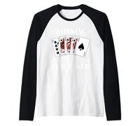 Poker Working is for People Who Cant Play Cards Raglan Baseball Tee