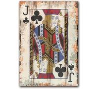 Poker Wwooden Jigsaws Puzzle Posters 1000 Pieces Jack Of Clubs Game Ntellectual Challenge Toy For Intellectual Teenagers Crossword Game 50X75Cm