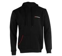 POKERSTARS - Red Thread Hoodie, Black - Relaxed Fit Pullover with Kangaroo Pocket - Brushed Back Cotton-Blend - Casual Wear, Travel, Game Nights - Perfect for Poker Lovers, Men & Women - Large
