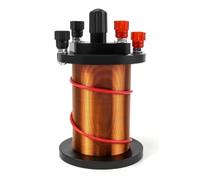 PokFhgur 1 Piece Demonstration Induction Coil with Primary Coil, Copper Secondary Coil and Cylindrical Magnet for Physics Teaching