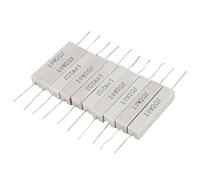 PokFhgur 10 Pcs Wire Wound Ceramic Cement Resistor 2 Ohm 10W Watt