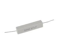 PokFhgur 10 Pcs Wirewound Ceramic Cement Resistor 1 Ohm 5% 10W Watt