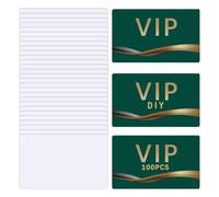 PokFhgur 100 Pcs Sublimation Business Card Blanks Metal Bulk Aluminum Double Sides Name Cards Sublimation Blanks