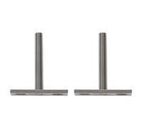 PokFhgur 12Pcs 3-Inch Floating Shelf Brackets, Hidden Shelves Supports, Wall Holder Concealed Bracket Mount Kit