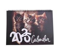 PokFhgur 2025 Calendar Cats Monthly Wall Calendar, Family Planner Calendar Organizer with Funny Fat Cats Images, for Cats Lovers