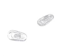 PokFhgur 25 Pairs Silicone Eyeglass Nose Pads Oval Push On