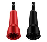 PokFhgur 2Pcs Wire Twisting Tool Wire Twister Tool Drill Wire Stripper Twisting Wire Connector Socket Wire Twisting Spinner Easy Install Easy to Use