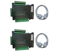 PokFhgur 2X FX3U 24MR 6AD RS485 RTC (Real Time Clock) 14 Input 10 Relay Output 6 Analog Input 2 Analog Output PLC Controller