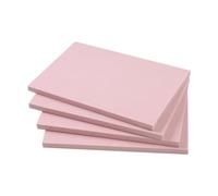 PokFhgur 4-Piece 15 X 10cm Pink Rubber Engraved Linoleum Block Stamp Making Kit for Print Production Easy to Use