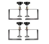 PokFhgur 4Pcs Woodworking Jig Cabinet Tool Accessories Steel Drawer Front Installation Clamps Drawer Panel Clips
