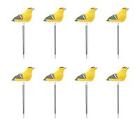 PokFhgur 8X Soil Moisture Meter Watering Alarm Bird Plant Water Tester Hygrometer Sensor Gardening Tool Kit (Yellow)