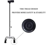 PokFhgur Crutch Tips Set Kit 1Inch Heavy Duty Non-Slip Rubber Cane Tips Set Kit Replacement Cane Foot Caps, Crutch Pads, 6 PCS