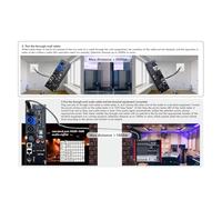 PokFhgur CT-90AB Detachable Multi-Function Audio Cable Tester 16 in 1 Digital Display Automatic Cable Tester Fully Automatic XLR