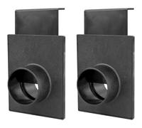 PokFhgur Dust Collection Fittings 70133-P2 2-1/2-Inch Blast Gate, for Dust Collector- 2 Pack