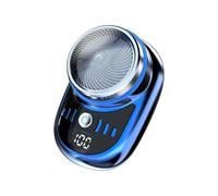 PokFhgur Electric Shaver USB Rechargeable Digital Display Men Travel Portable Detachable Shaver Beard Hair Trimmer,A