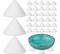 PokFhgur High-Temp 100 Pack Pottery Kiln Cone Support Nails - Essential for Ceramics and Kiln Shelving