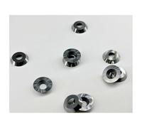 PokFhgur Indexable R12 Carbide Inserts-for Woodturning 12mm Cutter Blades 10pcs+ 5 Screws,for Mini/Pro Lathe Tools