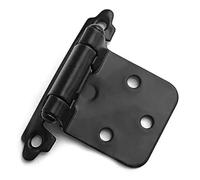 PokFhgur Kitchen Doors Hinges 10pcs Cabinet Drawer Hardware Heavy-Duty Overlay Reused Self-Closing W/Screws Cold-Rolled Steel