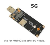 PokFhgur Module Development Board 3.5A Development Board Industrial-Grade M.2 Adapter Board 5G Module RM500Q