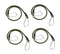 PokFhgur Outdoor Heavy Duty Bungee Cord Elastic Tie Down Strap Set Rope Bundle Cap Rope for Kayaking Cycling 60cm