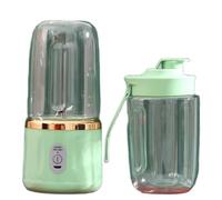 PokFhgur Portable Juicer Cup-USB Rechargeable 6 Blade Smoothie Blender Featuring Stainless Steel Housing