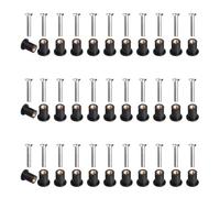 PokFhgur Stainless Steel Crosshead Bolts 30 Pairs M5 Neoprene Well Nuts Motorcycle Windscreen for KAYAK Kit