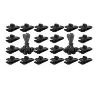 PokFhgur Tarp Clips Heavy Duty Lock Grip,40Pack Tarp Clamps,Shade Cloth Clips Fasteners,Pool Awning Cover Bungee Cords Clips