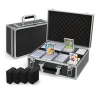 POKIENE Trading Card Storage Boxes for 3" x 4" 35pt Rigid Cards, Sports Card Storage, Toploader Storage Box, 35PT Magnetic Card Holders & Toploader Card Holders